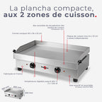 Plancha Samba électrique – PFSB2AA-KR - 2