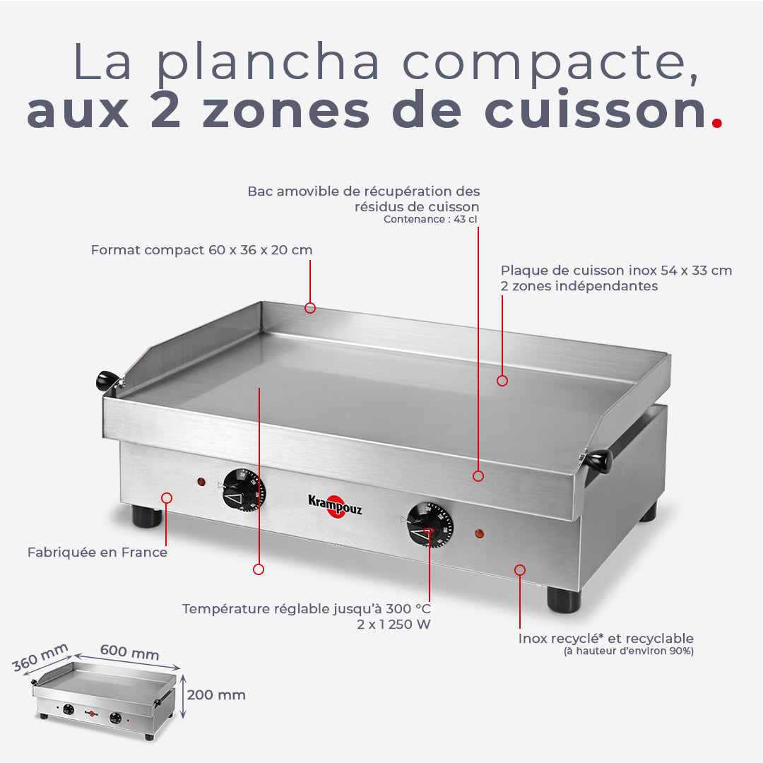 Plancha Samba électrique – PFSB2AA-KR - 2