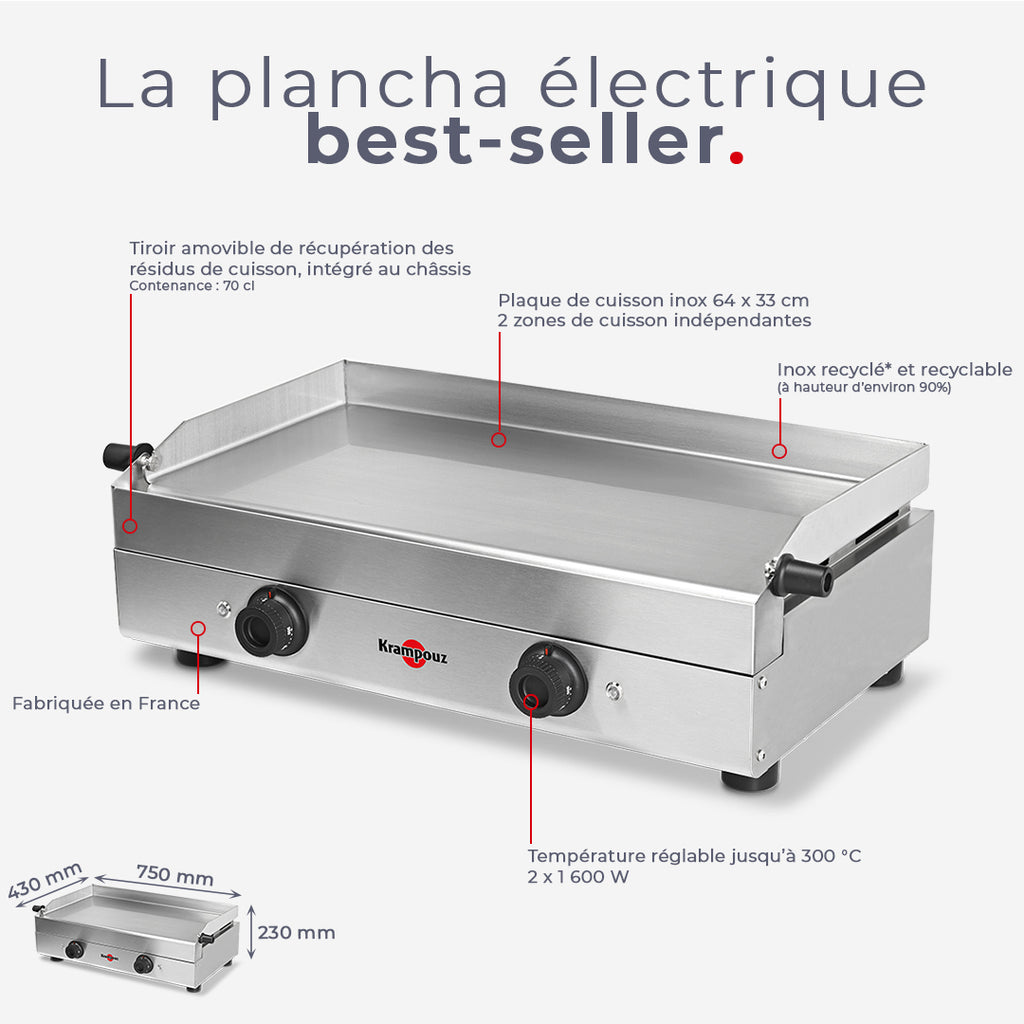 Plancha Saveur électrique – PFSV2AA-KR - 2